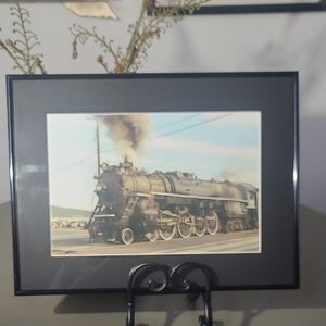 Framed Train Art Print Photograph